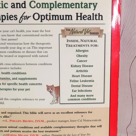 Y2K 2001 Paperback Natural Holistic Health Bible for Cats & Dogs Book Natural - Picture 6 of 12